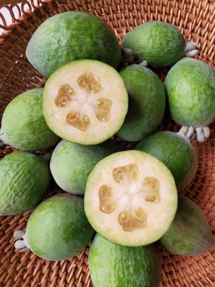 Feijoa Sellowiana In Half Wallpaper