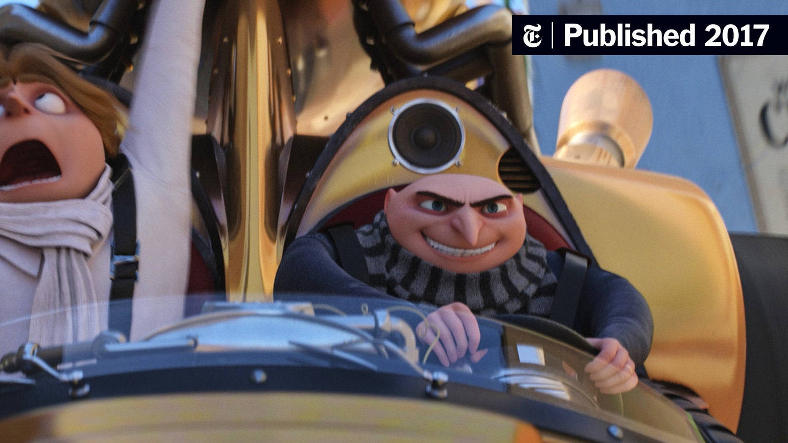 Felonious Gru Driving Despicable Me 3 Wallpaper