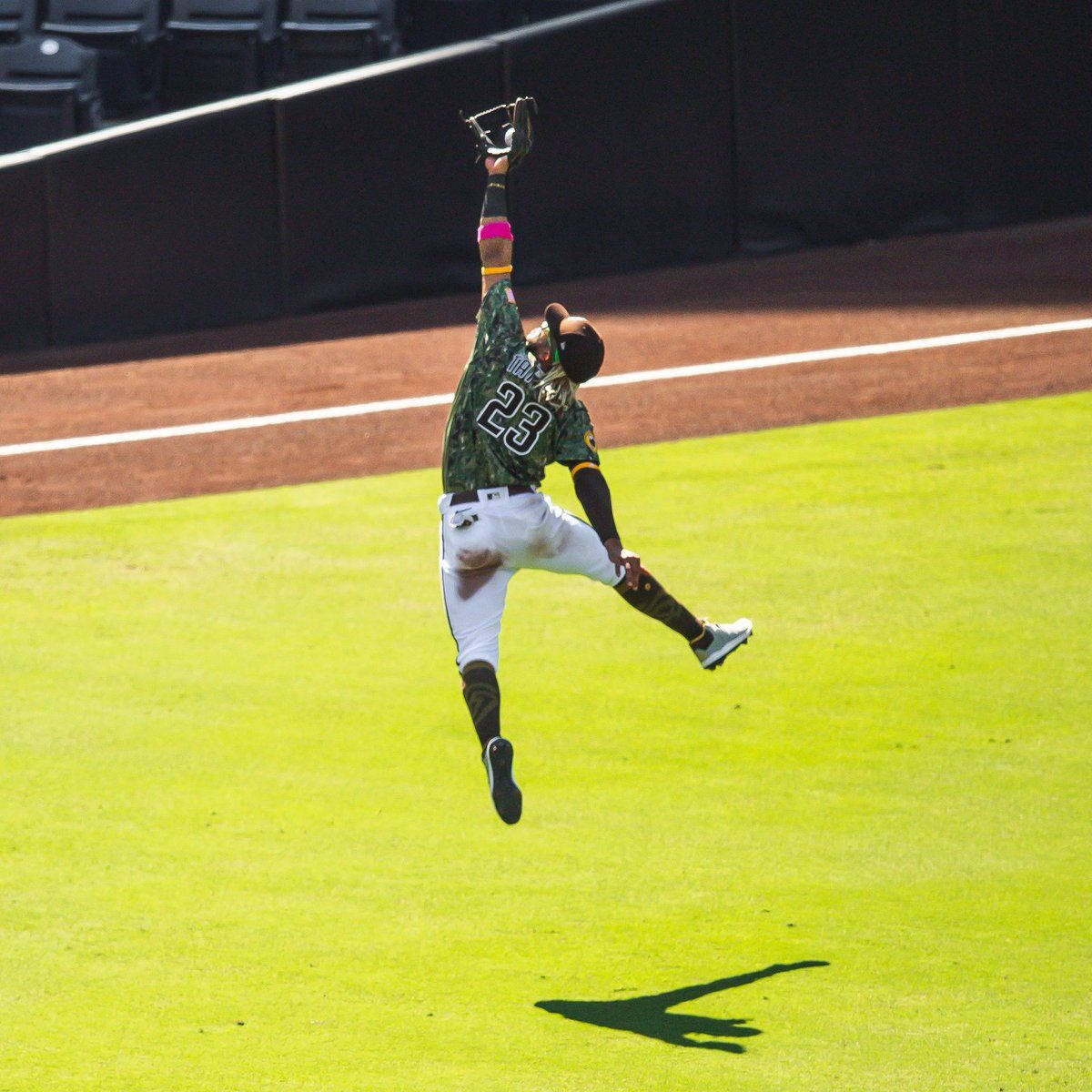 Fernando Tatis Jr Shows Off His Catcher Skills Wallpaper