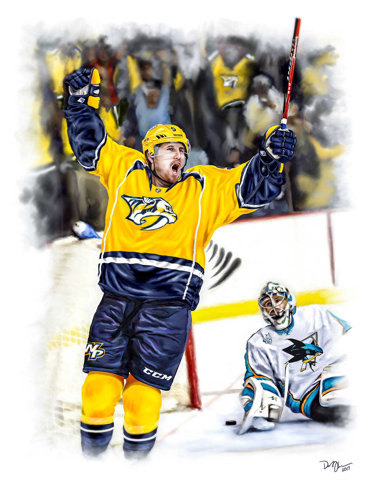 Filip Forsberg Digitally Enhanced Design Wallpaper