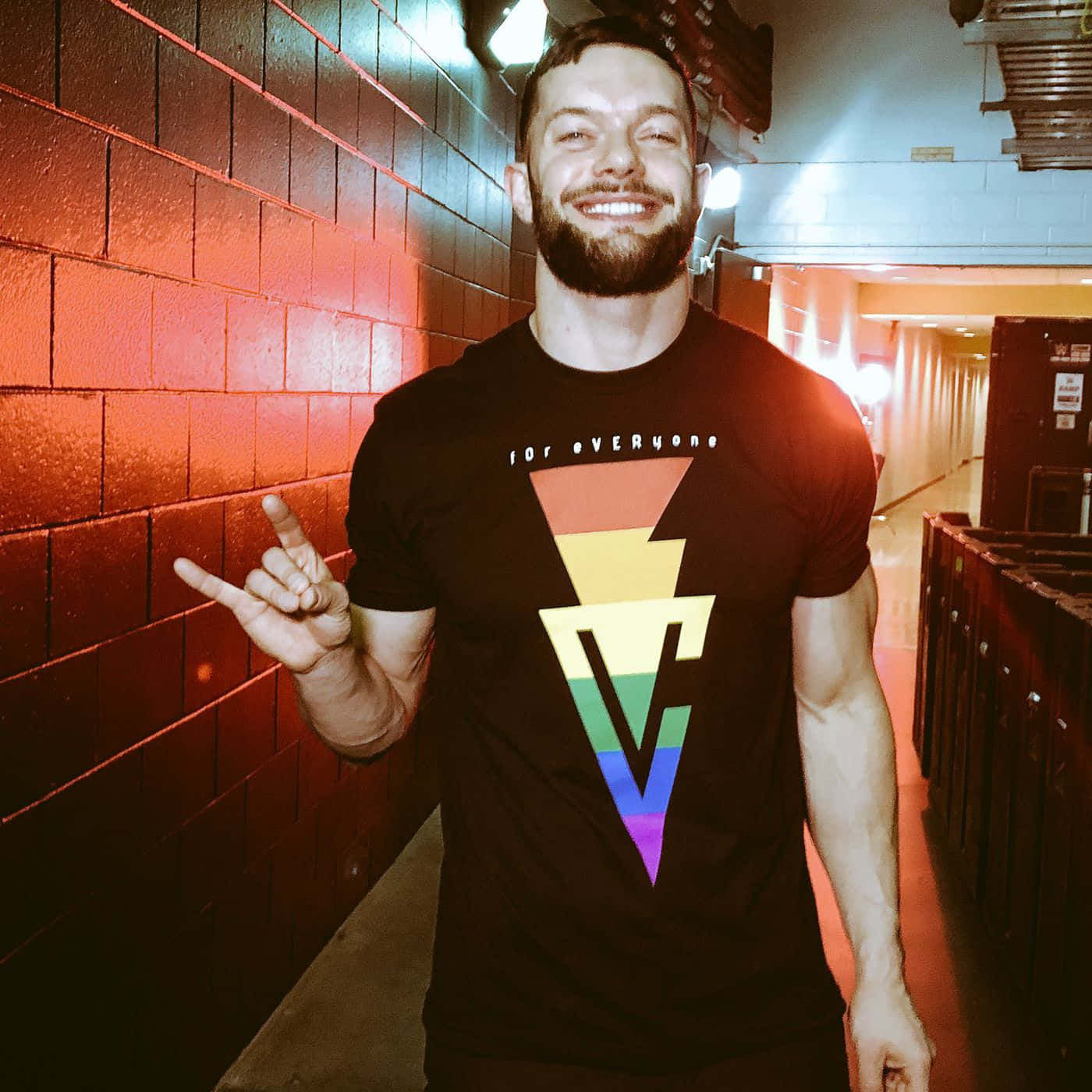 Finn Balor In Black Shirt Wallpaper