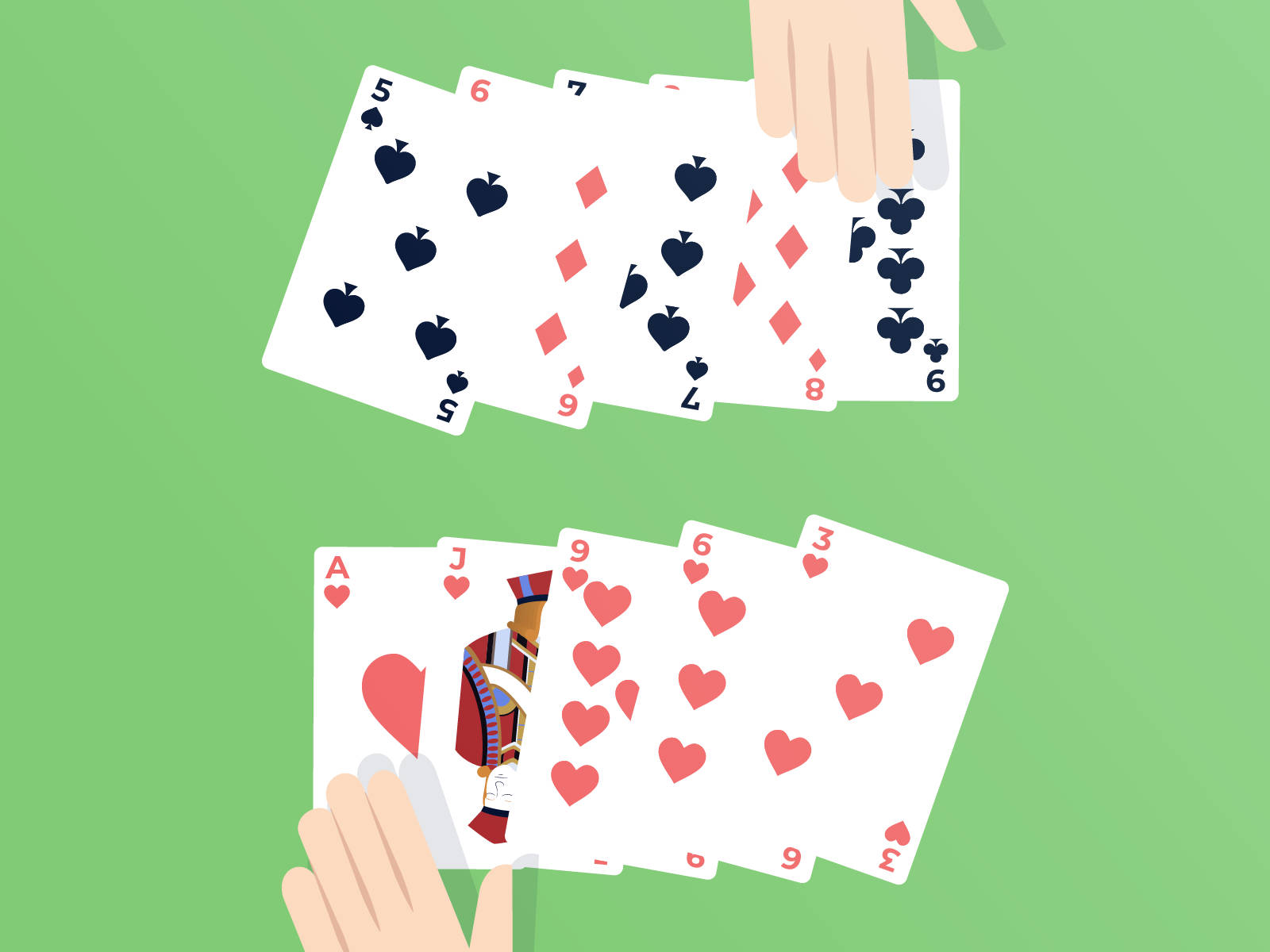 Five-card Draw Two Friends Wallpaper