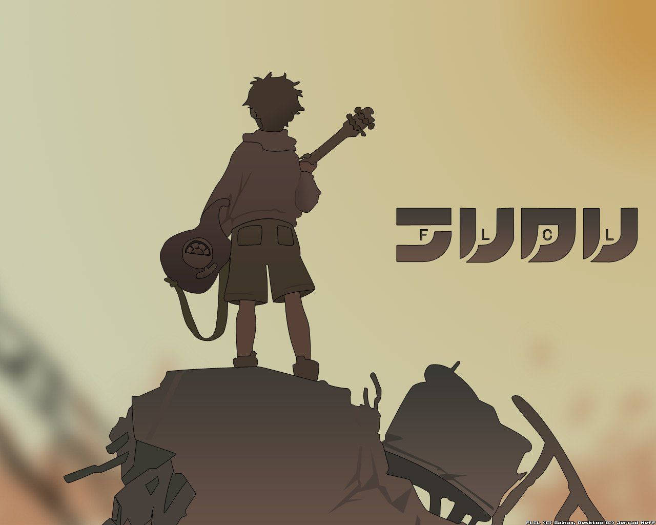 Flcl Alone Naota Wallpaper