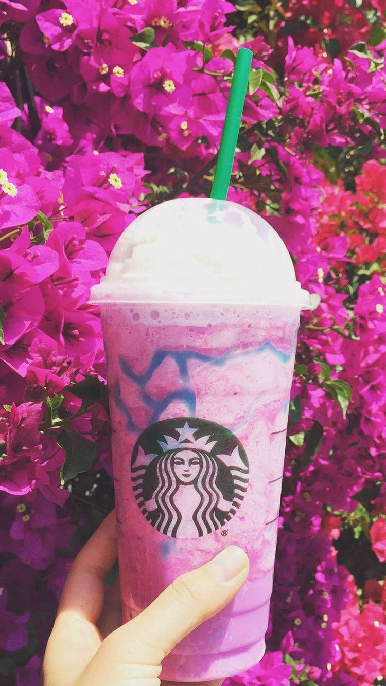 Floral Starbucks Iphone Wallpaper