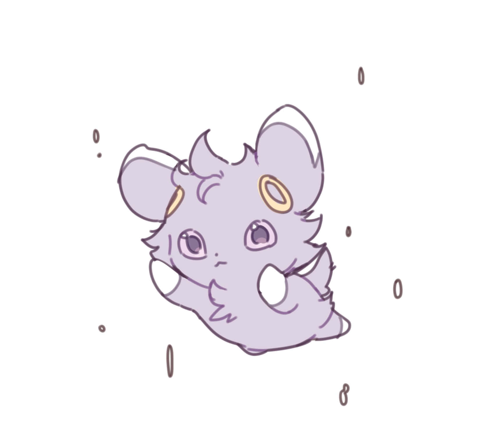 Flying Espurr Wallpaper