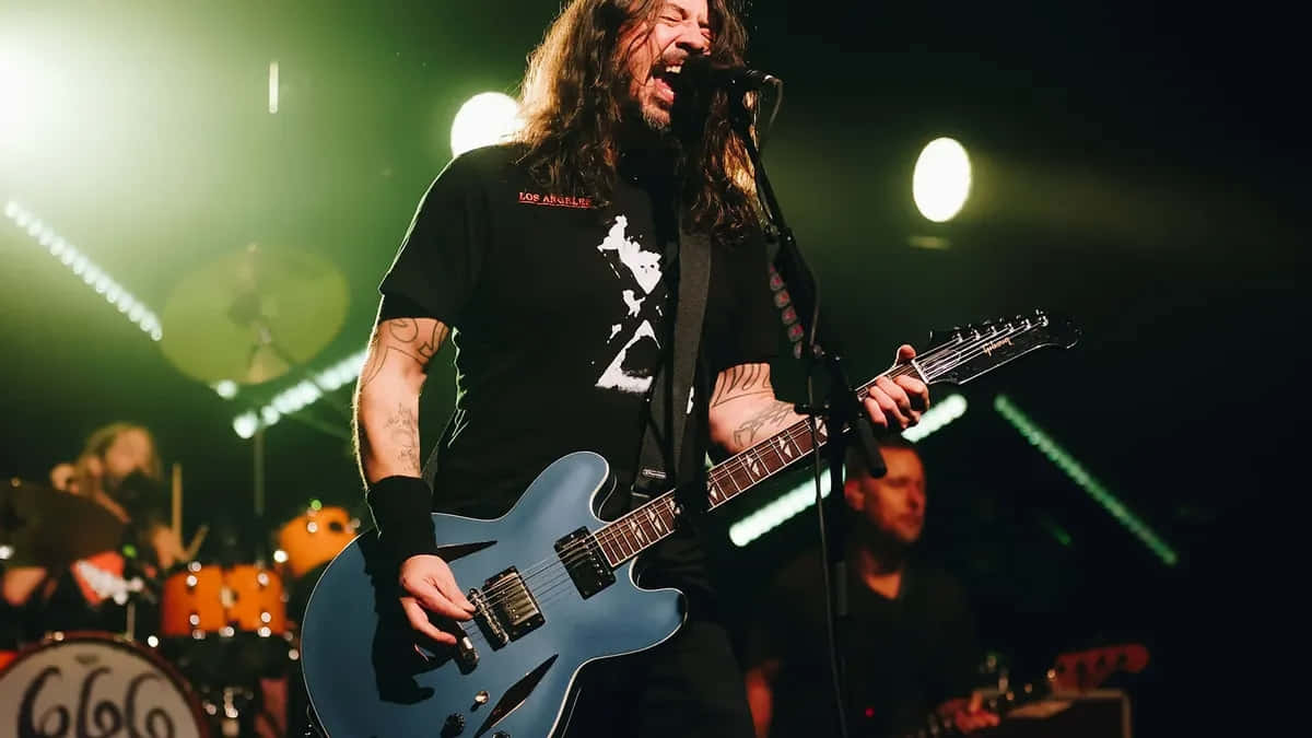 Foo Fighters Live Concert Performance Wallpaper