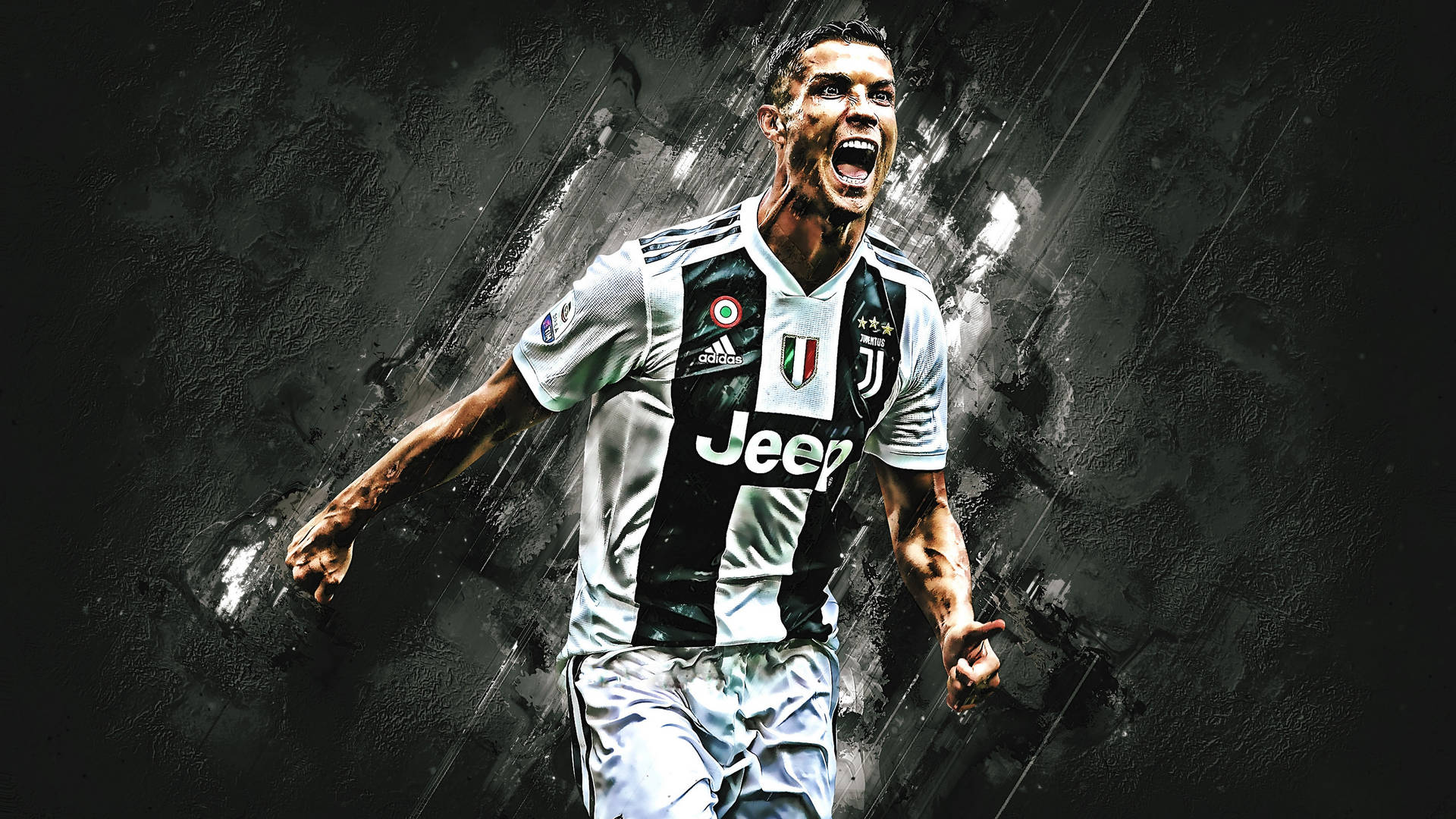 Football Players Hd Ronaldo Textured Wallpaper