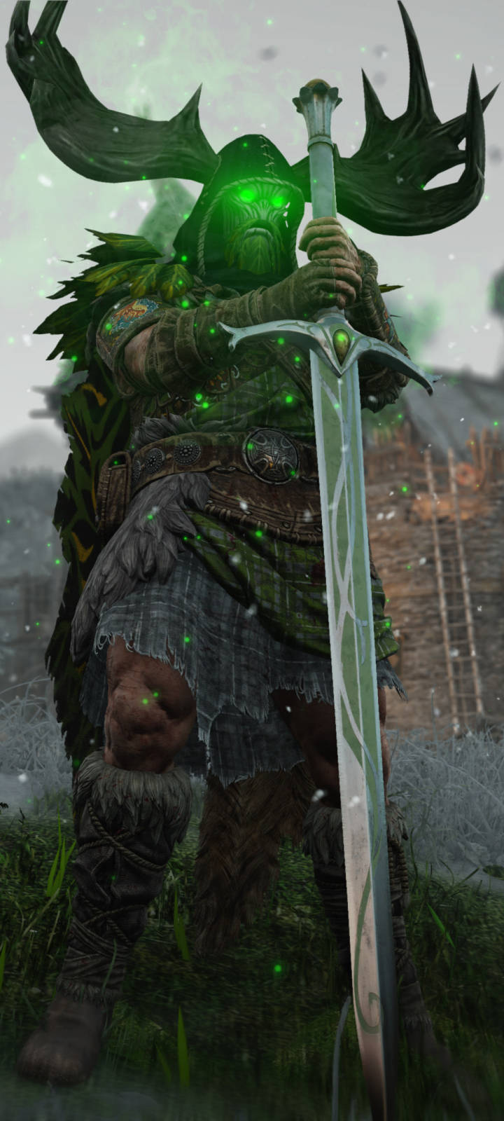 For Honor Phone Warden Green Eyes Wallpaper