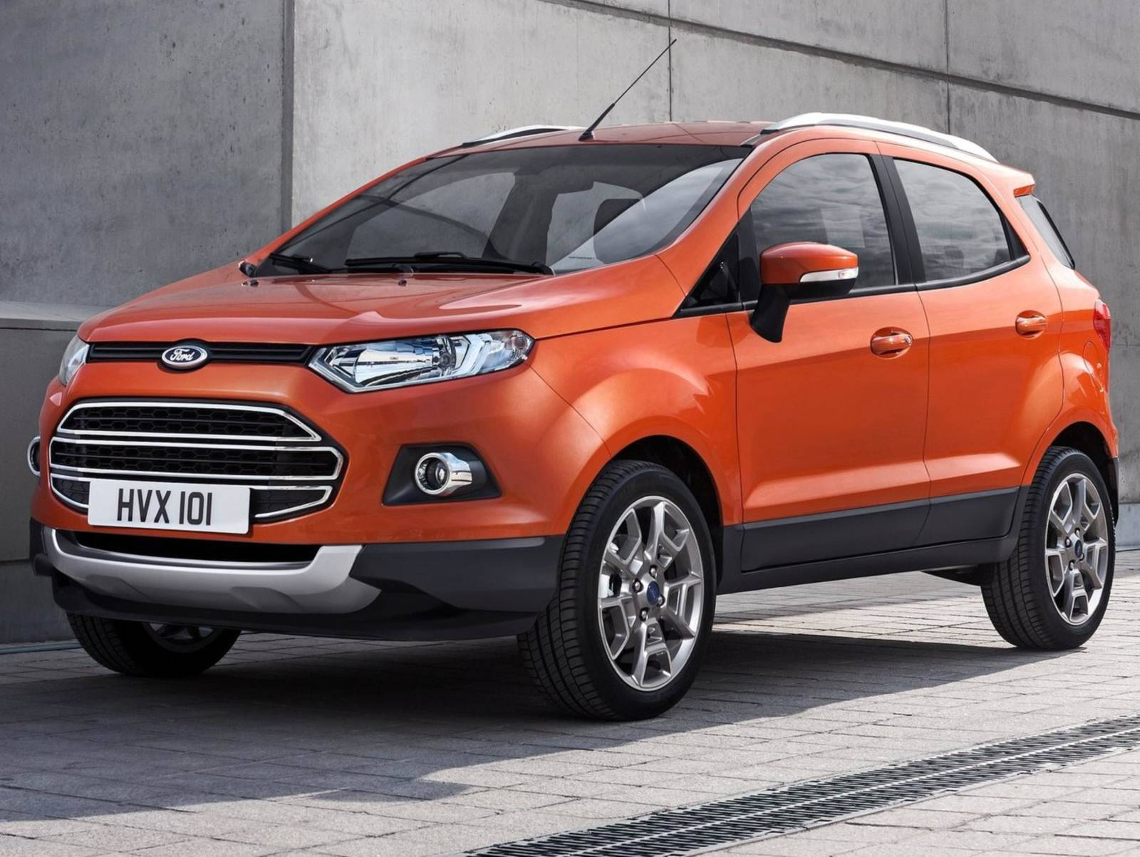 Ford Orange Ecosport Wallpaper