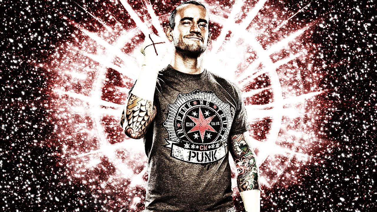 Former Wwe Legend Cm Punk Captures The Culture Of Chicago. Wallpaper