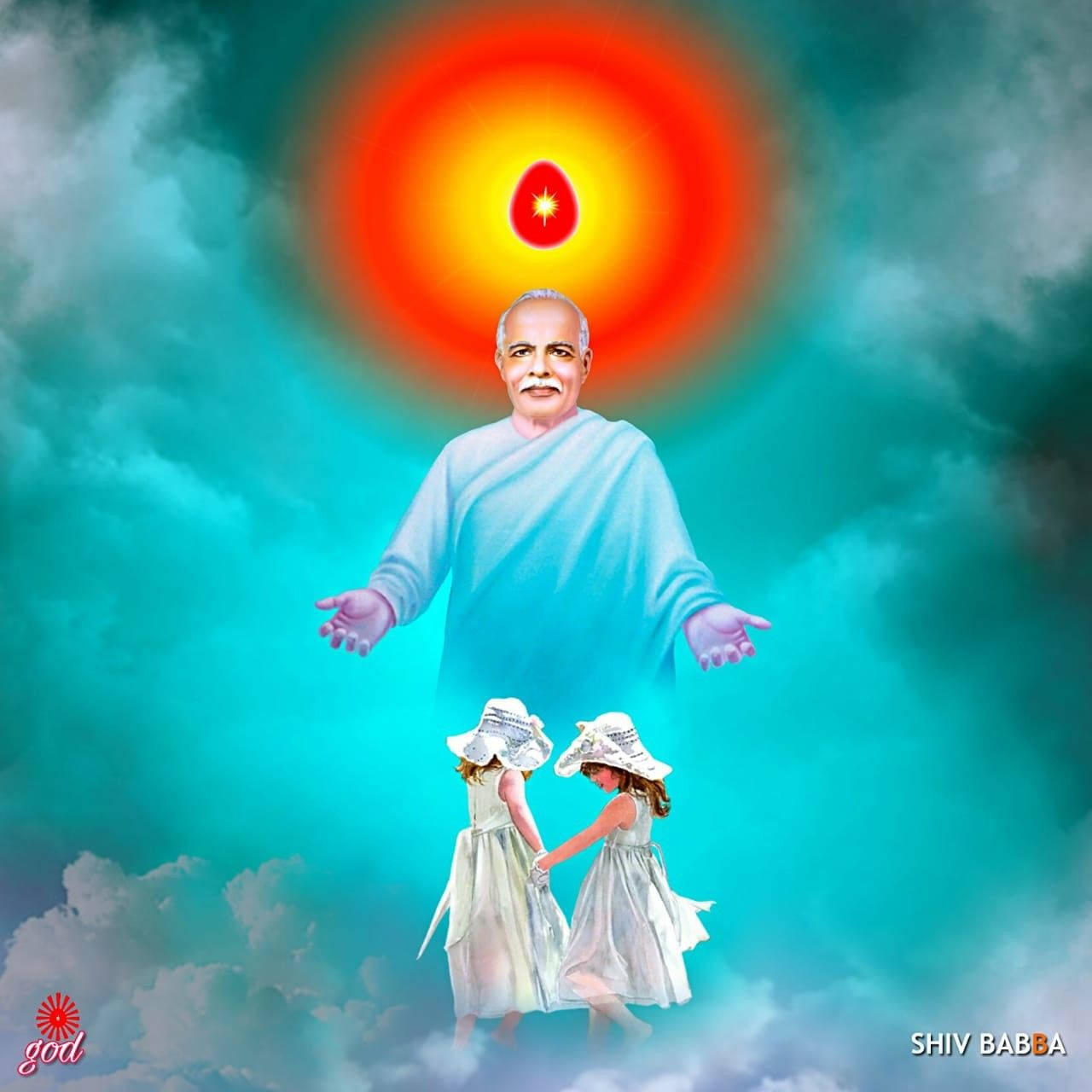 Founder Of Brahma Kumaris Blue Skies Wallpaper