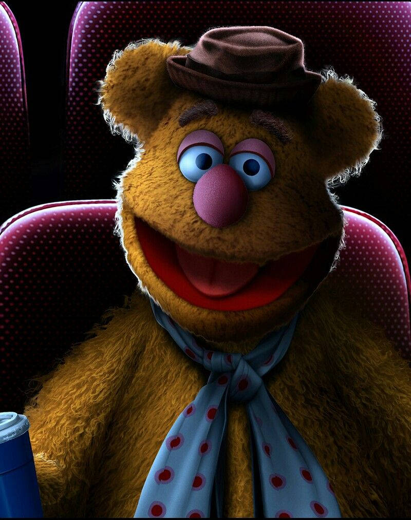 Fozzie Bear With Blue Tie Wallpaper