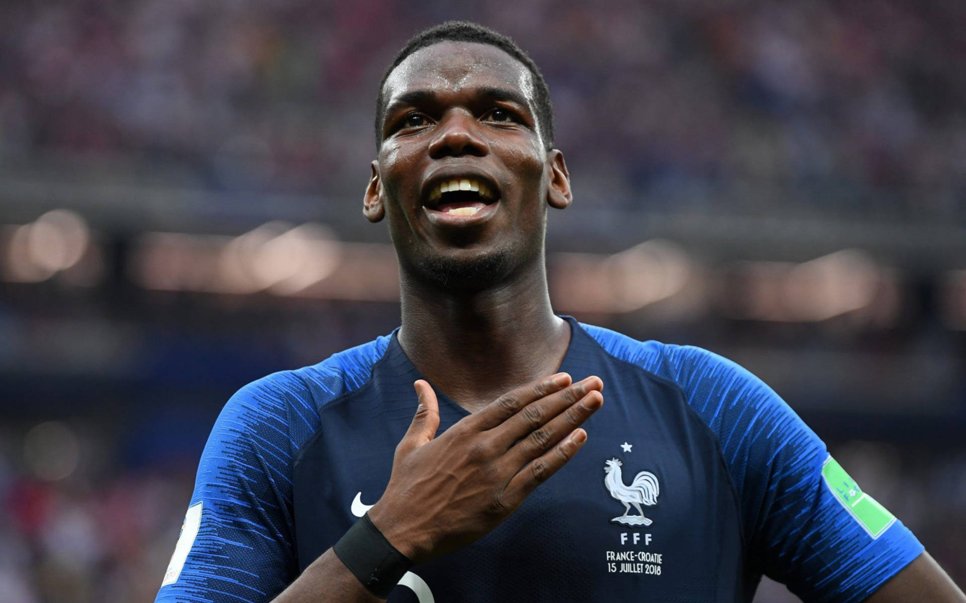 France National Football Team Midfielder Paul Pogba Wallpaper