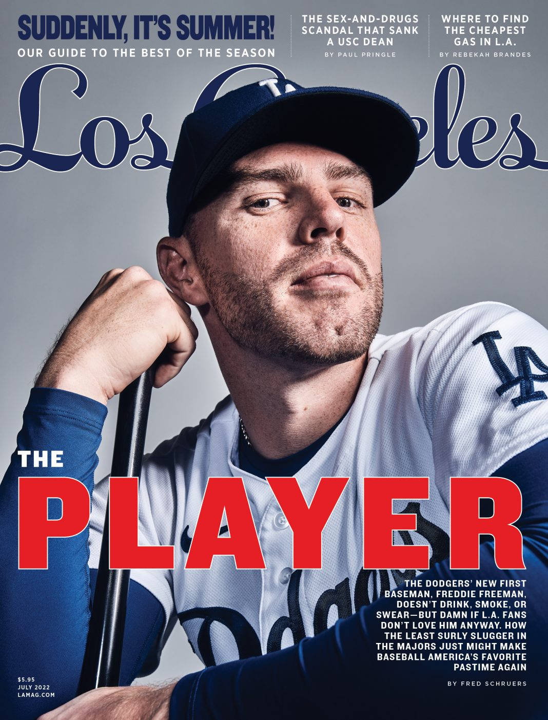 Freddie Freeman Magazine Cover Wallpaper