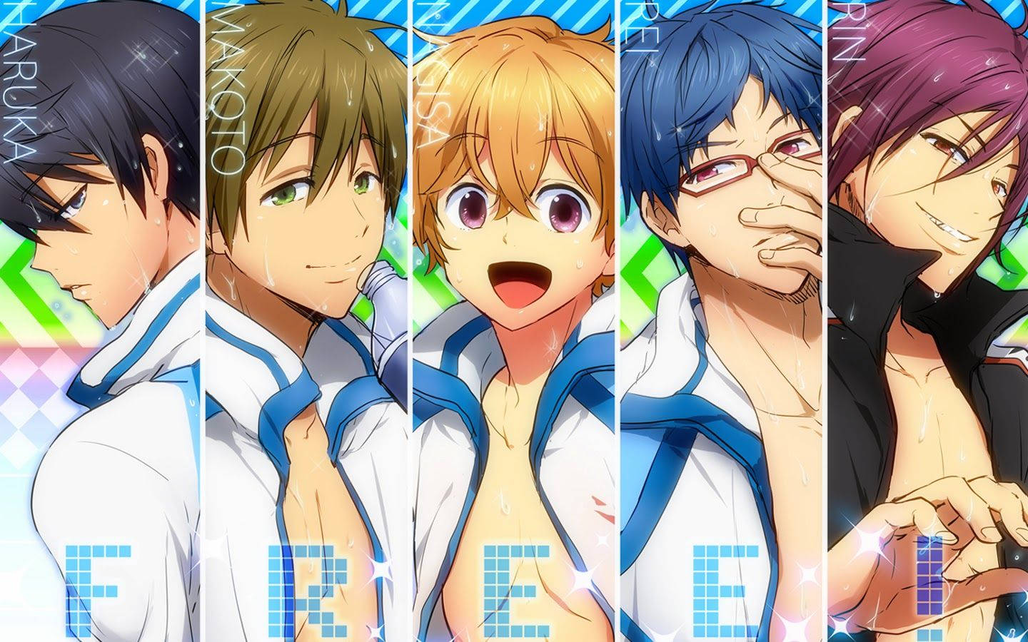 Free Anime Pfp Iwatobi Collage Wallpaper