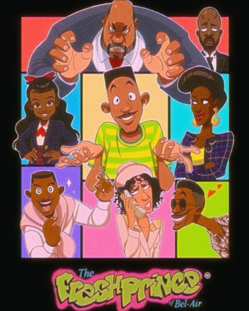 Fresh Prince Cartoon Wallpaper