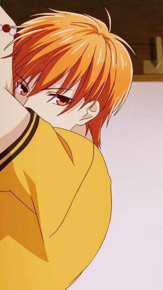 Fruits Basket Kyo With Orange Hair Wallpaper