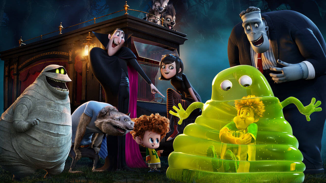 Funny Blobby Scene Hotel Transylvania 2 Wallpaper