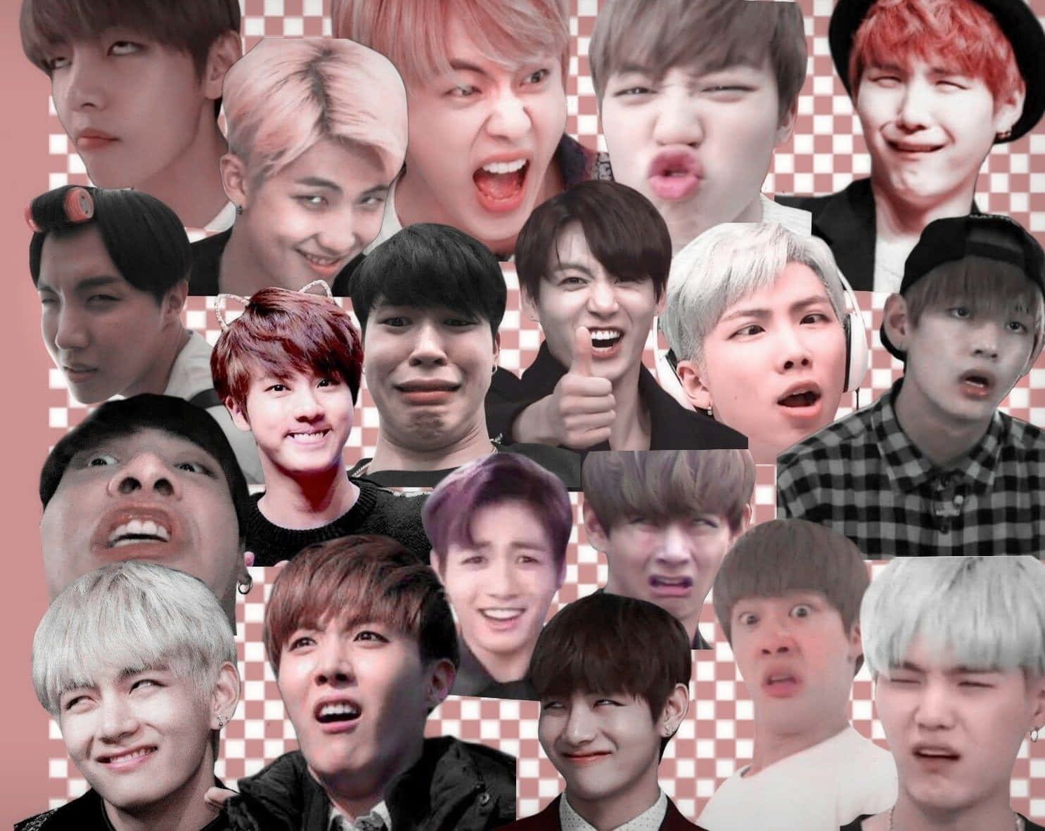 Funny Moments Between Bts Wallpaper