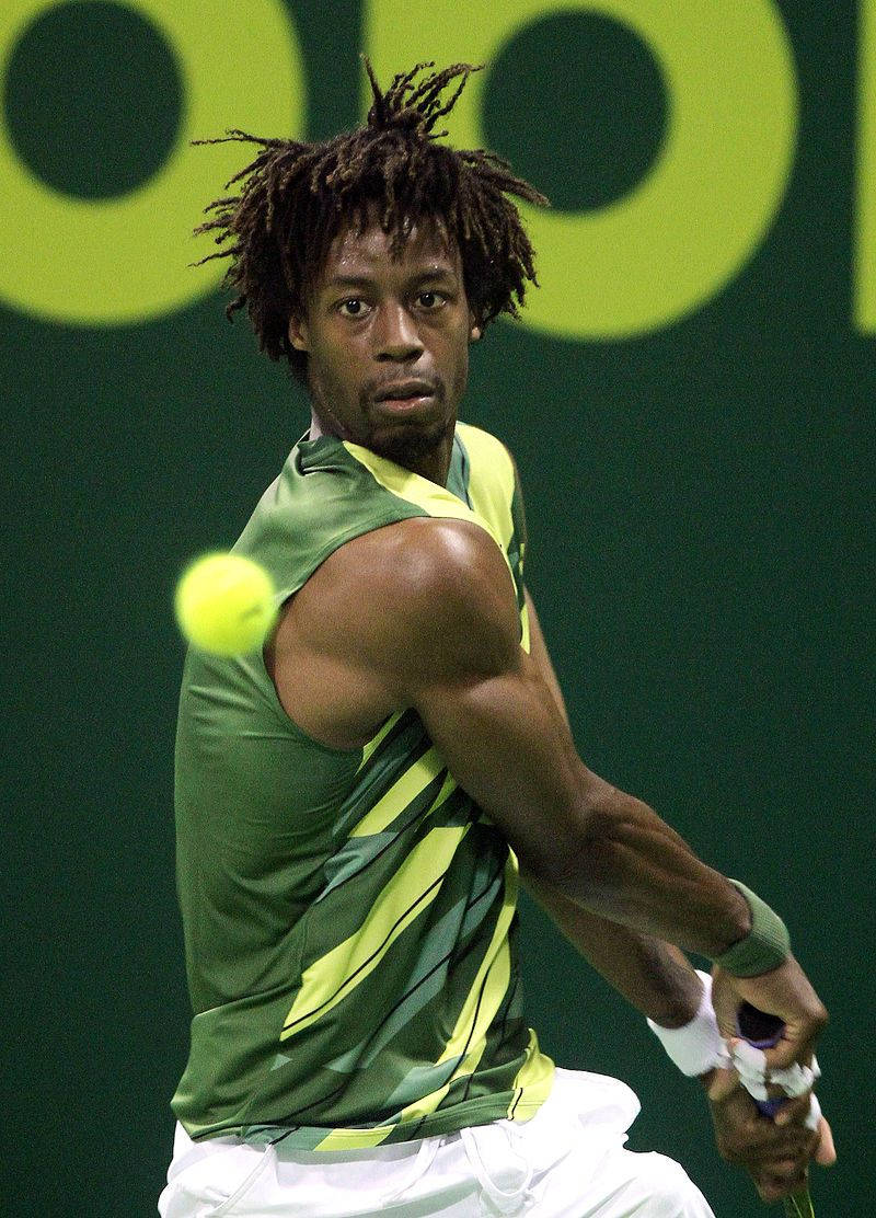 Gael Monfils Athletic Arms Wallpaper