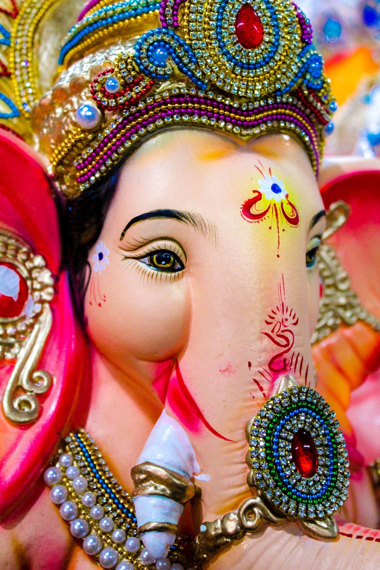 Ganesh Full Hd Close Up Wallpaper