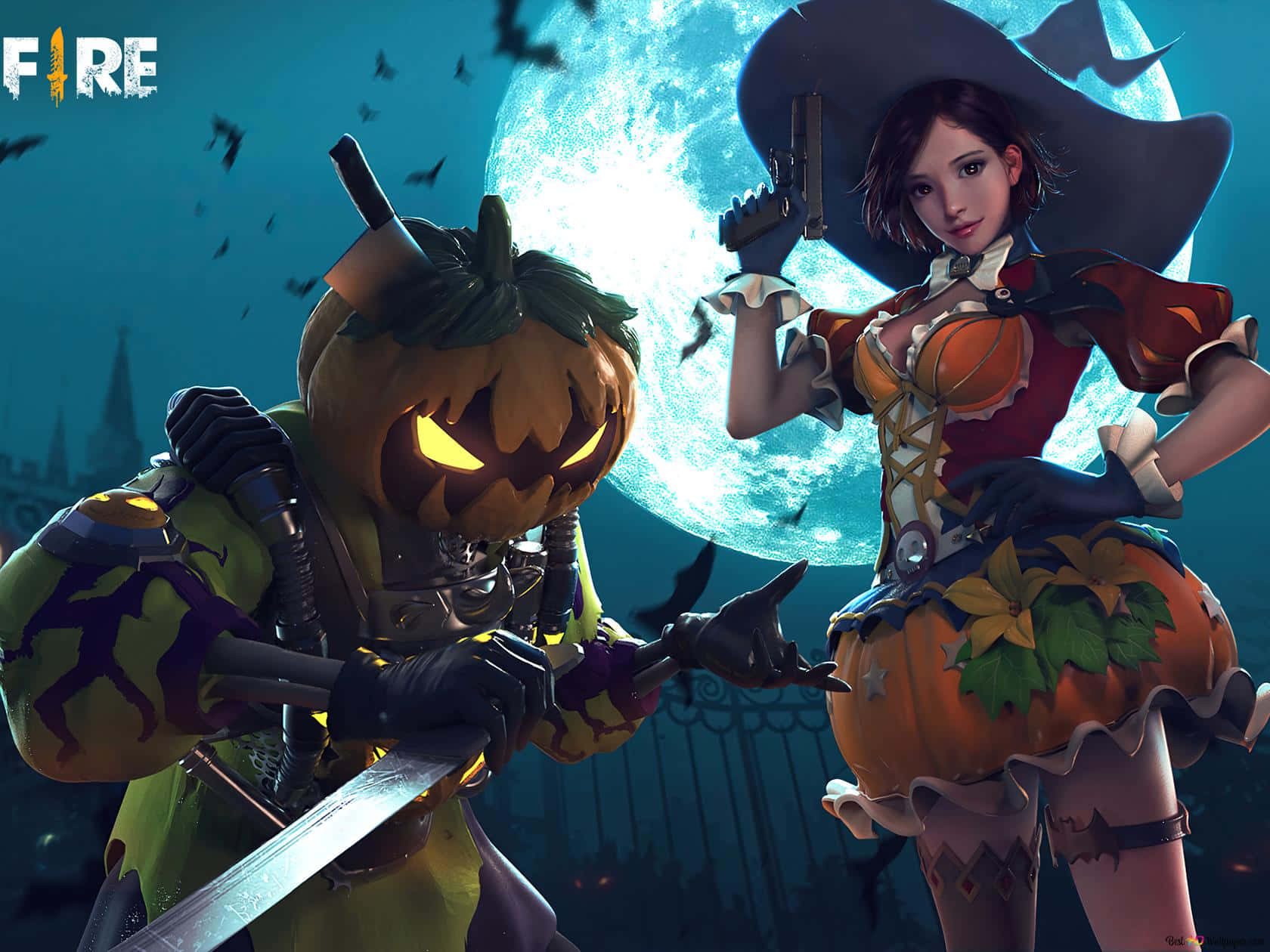 Garena Free Fire Halloween Poster Wallpaper