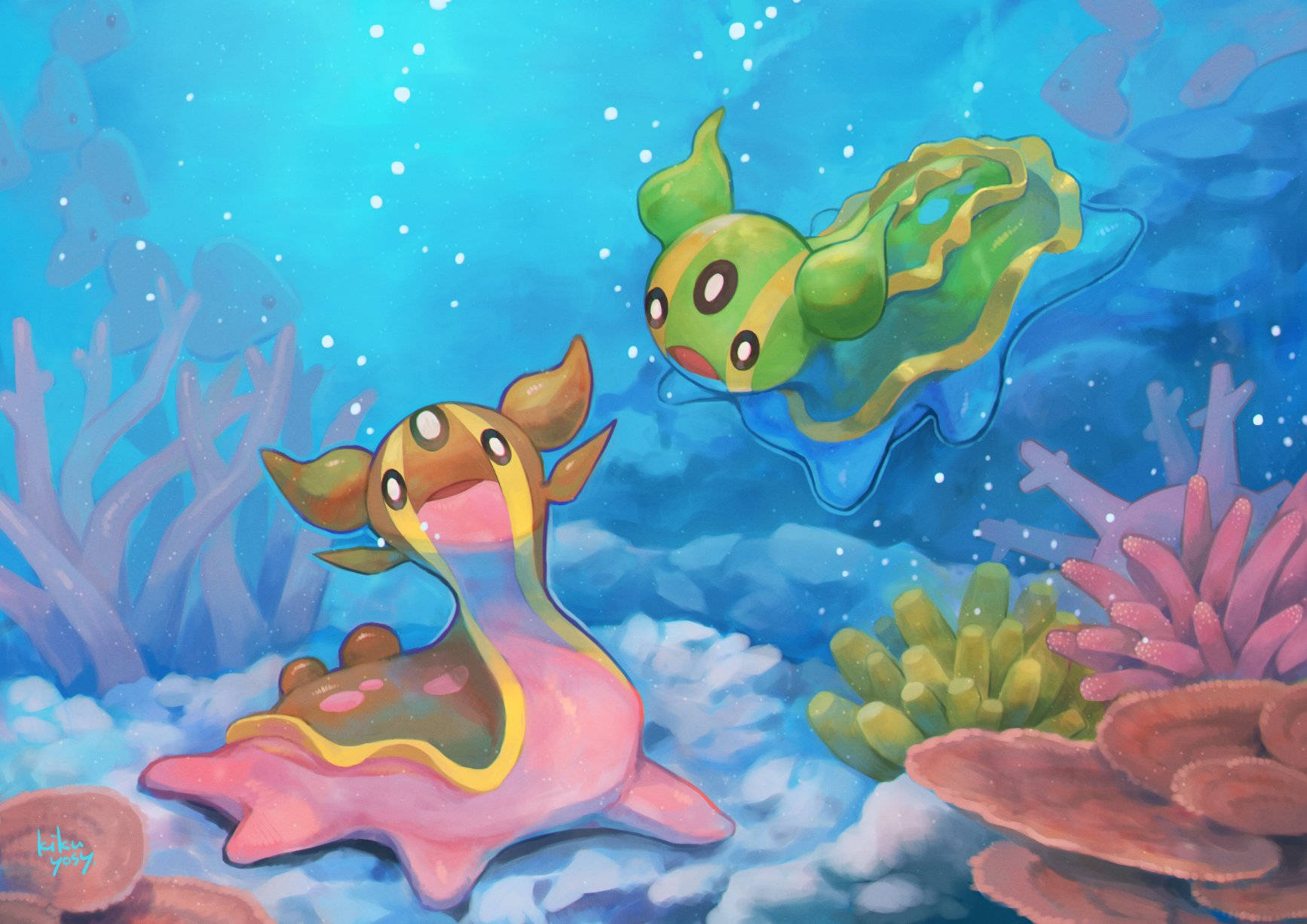 Gastrodon Underwater Wallpaper