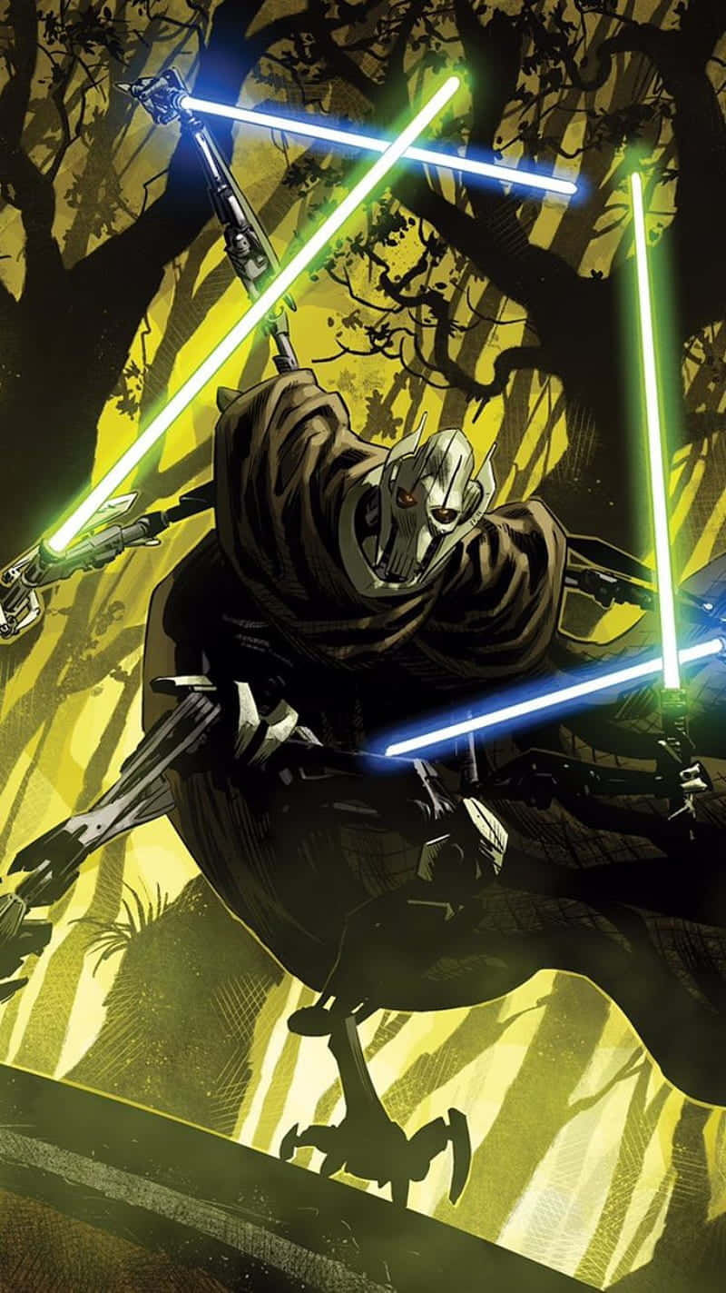 General Grievous, From Star Wars, Ready To Battle Wallpaper