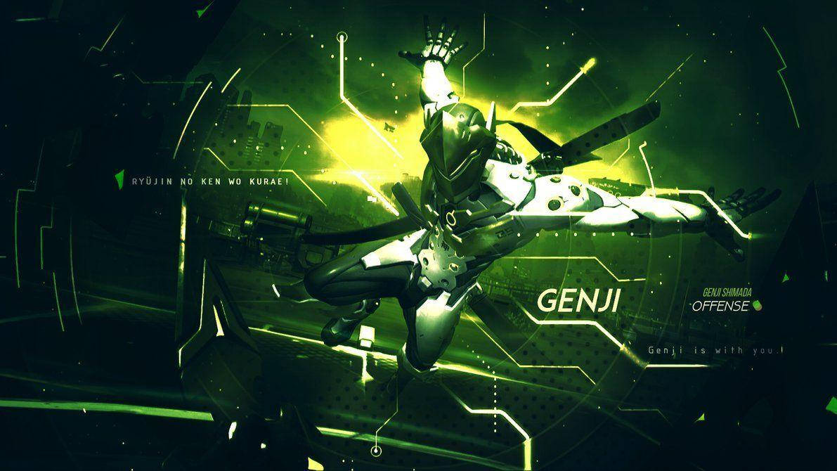 Genji Of Overwatch: Defending The Future Wallpaper