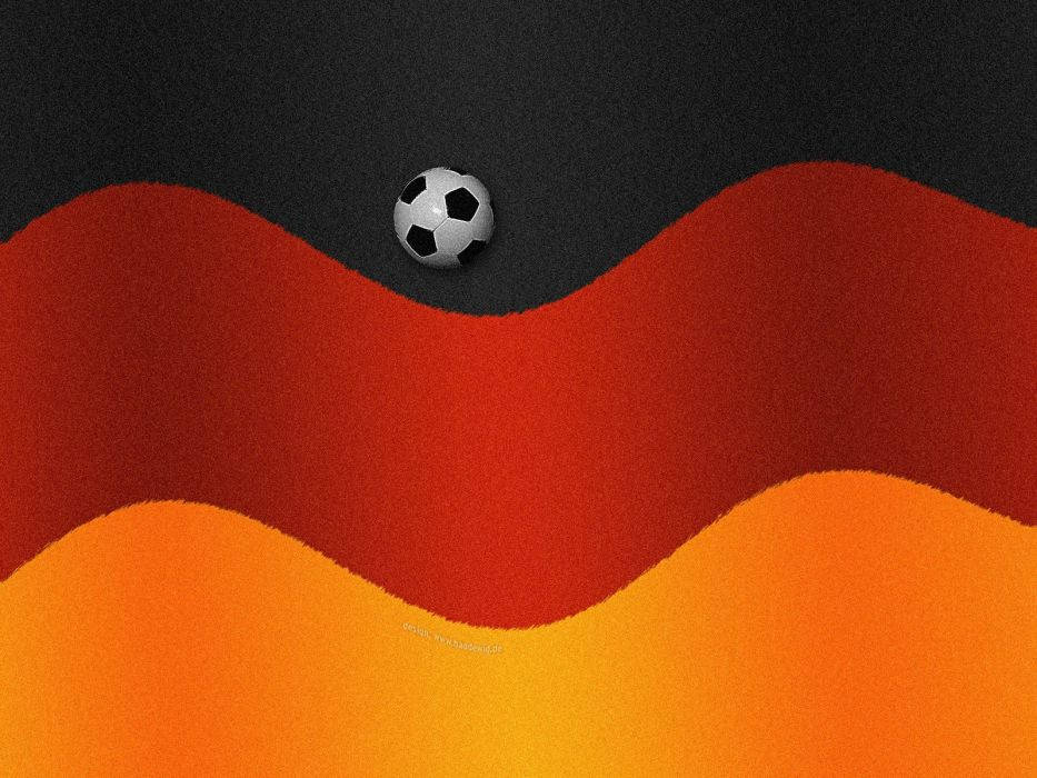 Germany National Football Team Horizontal Waves Wallpaper