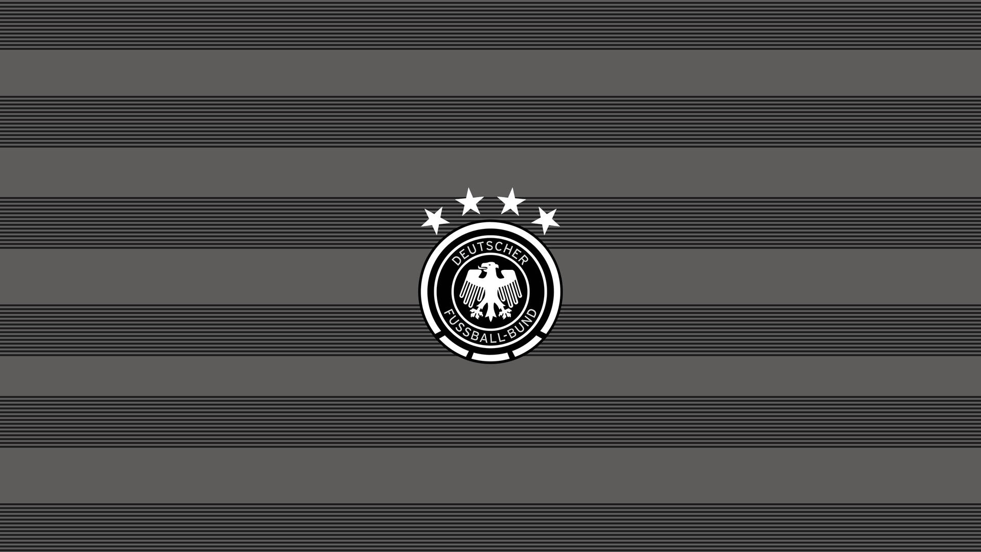 Germany National Football Team Pinstripe Graphic Art Wallpaper