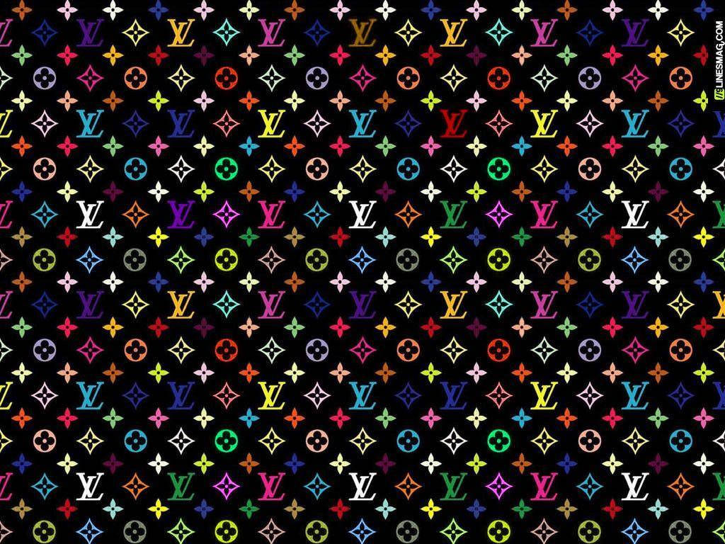 Get Ready For Fall In Style With The Iconic Louis Vuitton Multi-color Shift Dress Wallpaper