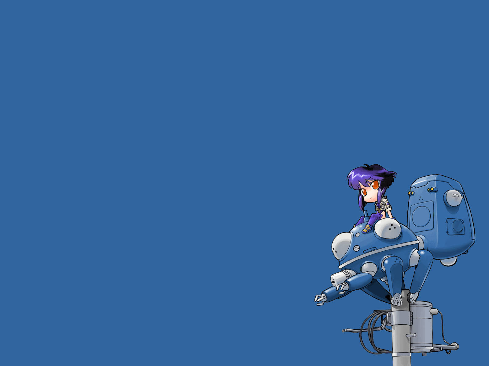 Ghost In The Shell Chibi Motoko Wallpaper