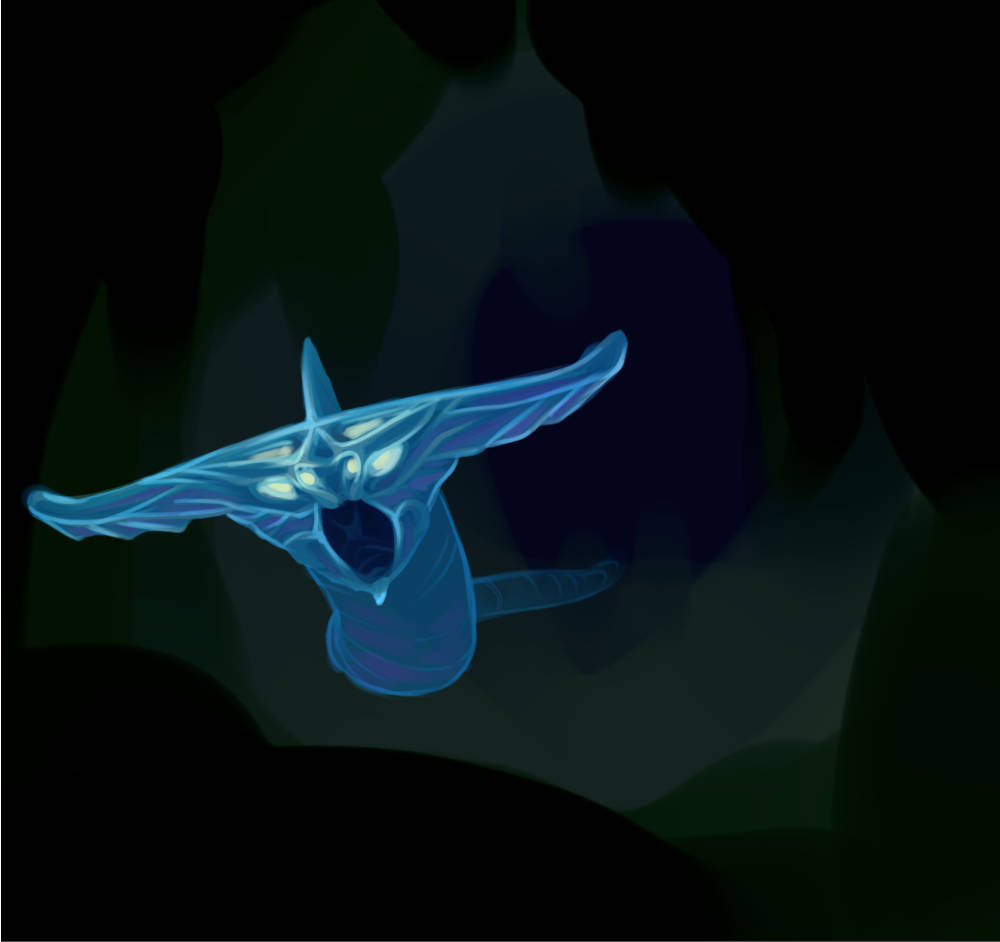 Ghost Leviathan In The Darkness Wallpaper