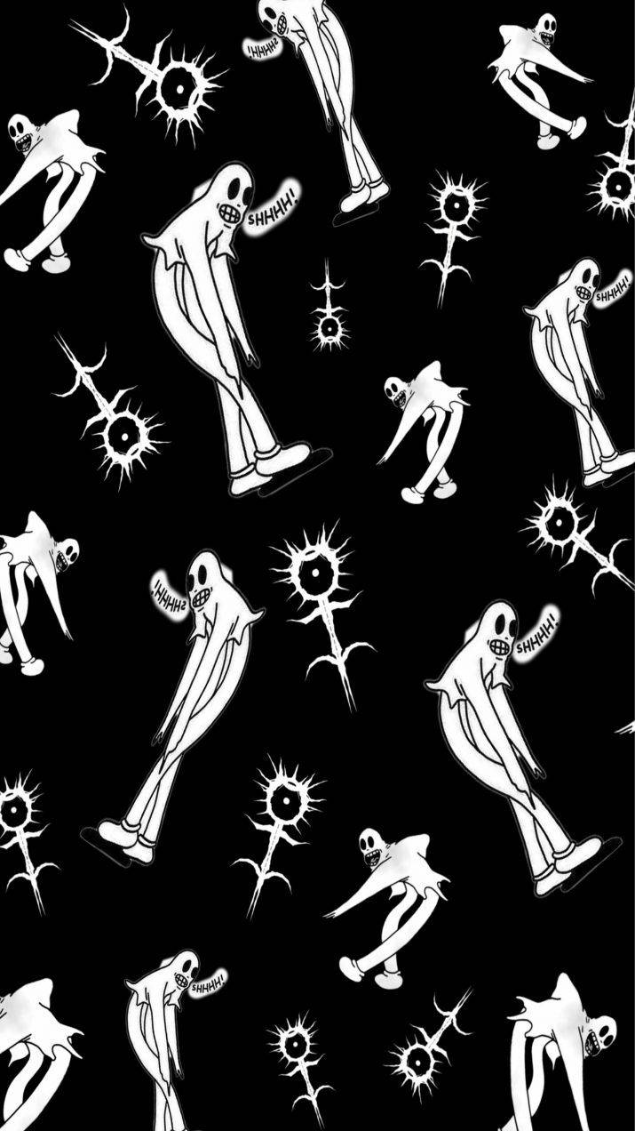 Ghostemane Hieroglyphic Symbols Wallpaper