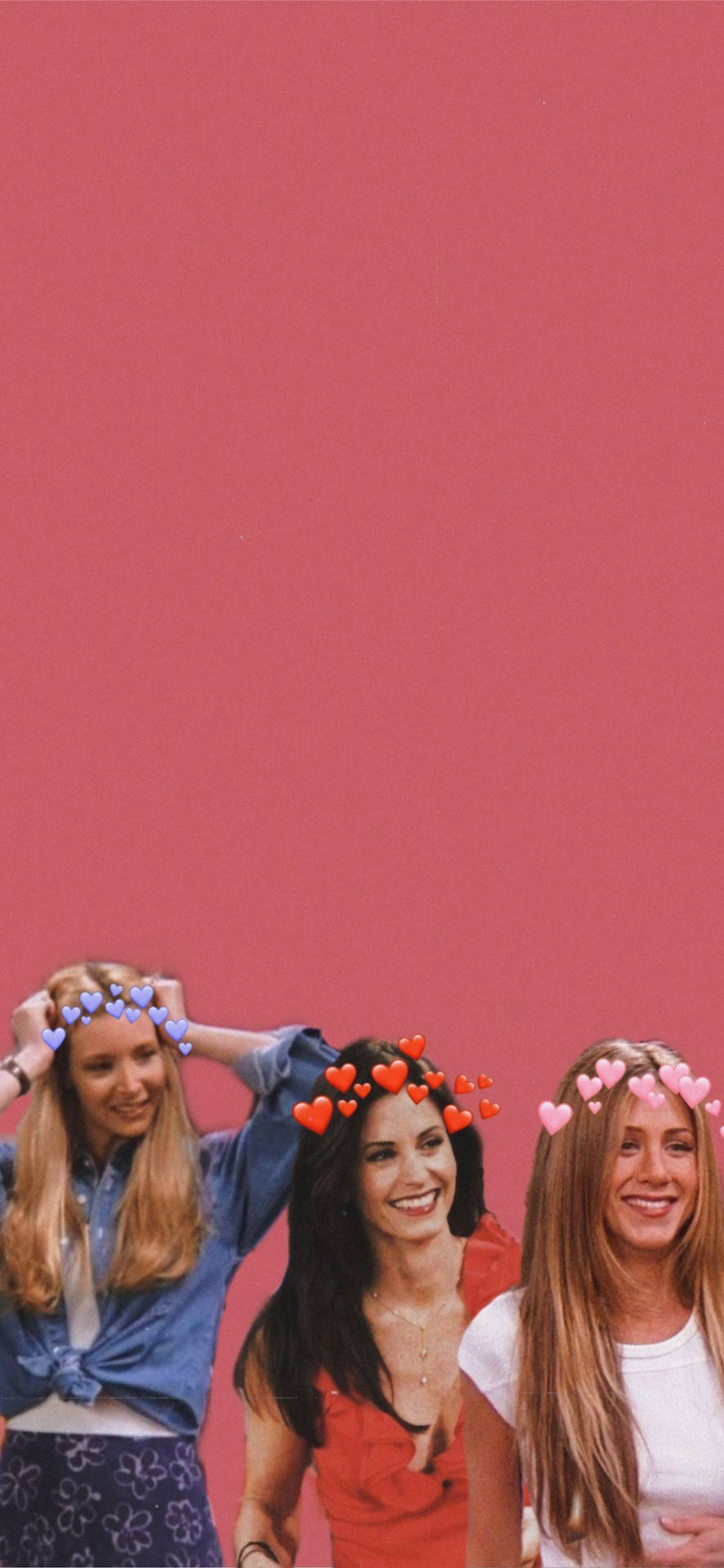 Girls From Friends Tv Show Wallpaper