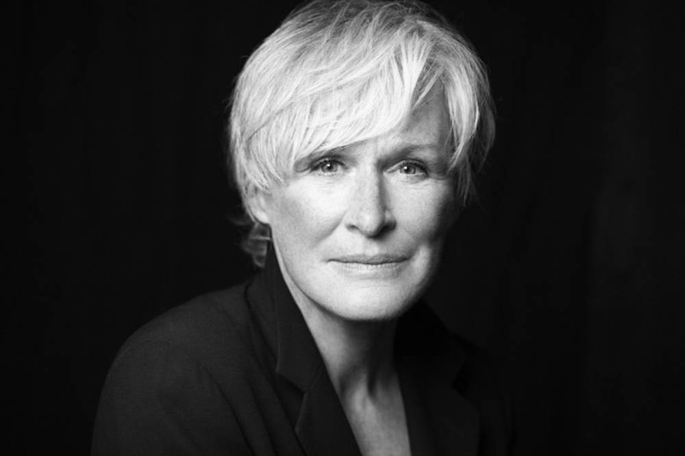 Glenn Close In Black & White Resolve Wallpaper