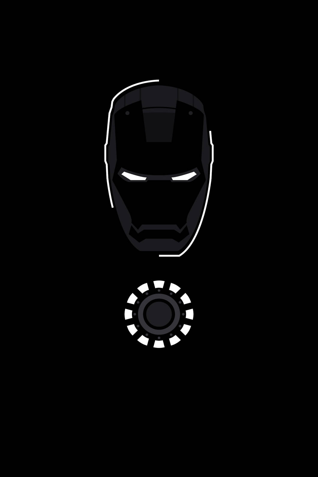 Glowing Iron Man Iphone 4s Wallpaper