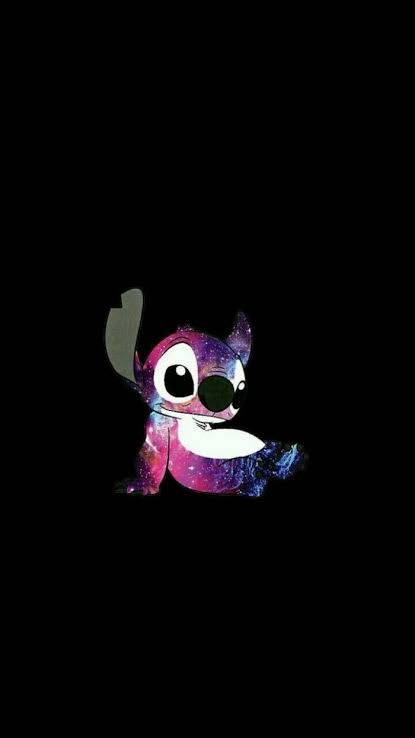 Glowing Stitch Aesthetic Wallpaper