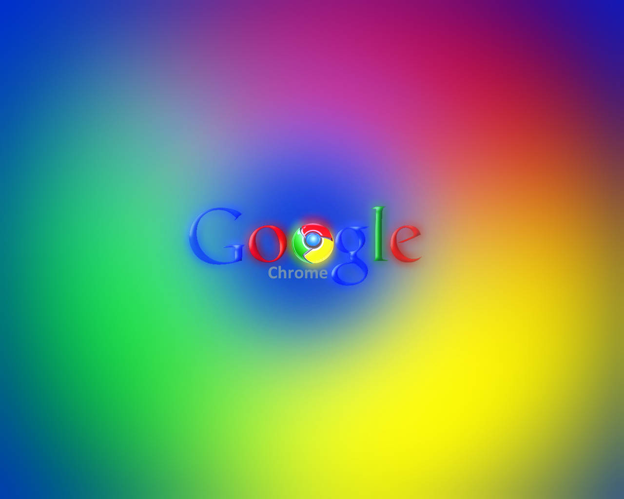 Google Chrome Welcomes You With A Unique And Colorful Rainbow Wallpaper