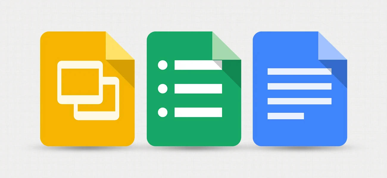 Google Docs, Sheets, And Slides Icons Wallpaper