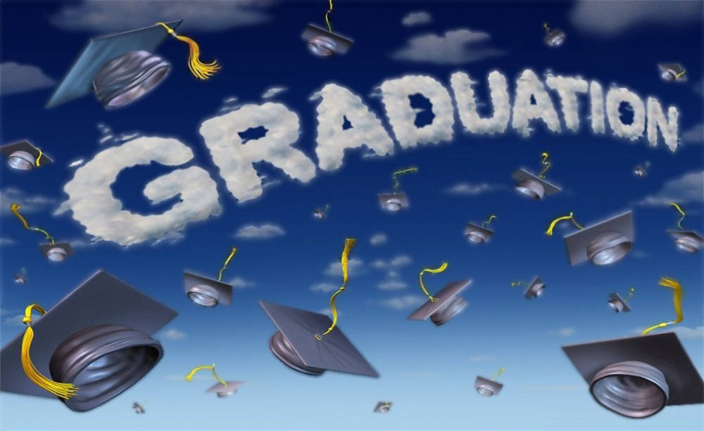 Graduation Poster Cloud Art Wallpaper