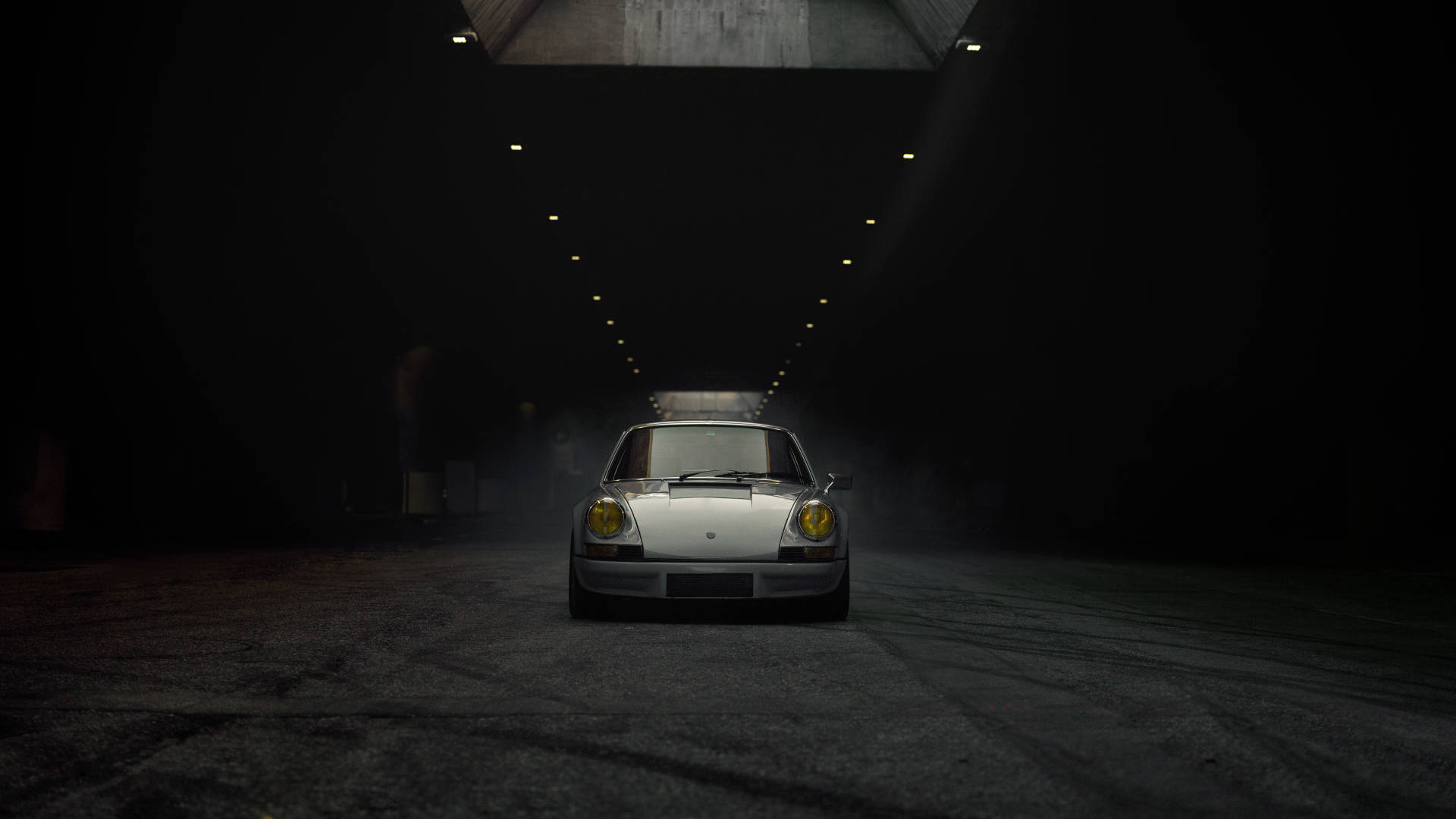 Gray Porsche 911 Underground Wallpaper