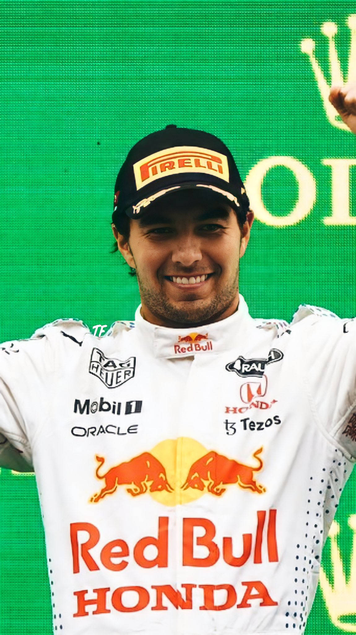 Green Sergio Perez Wallpaper