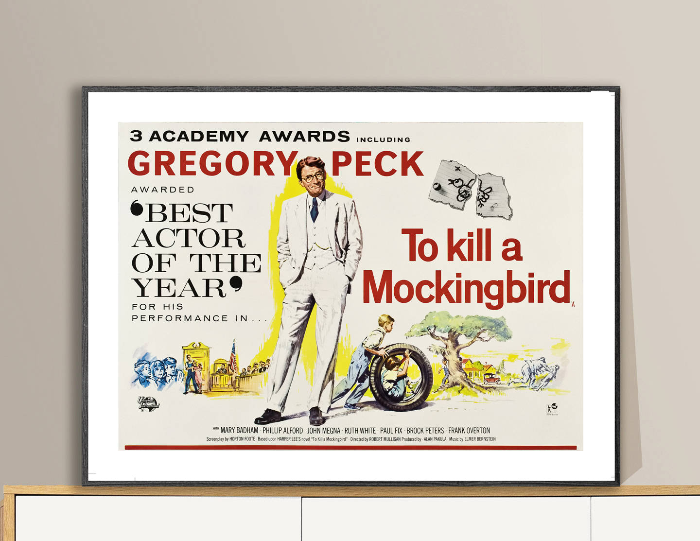 Gregory Peck's Brilliant Performance In To Kill A Mockingbird Wallpaper