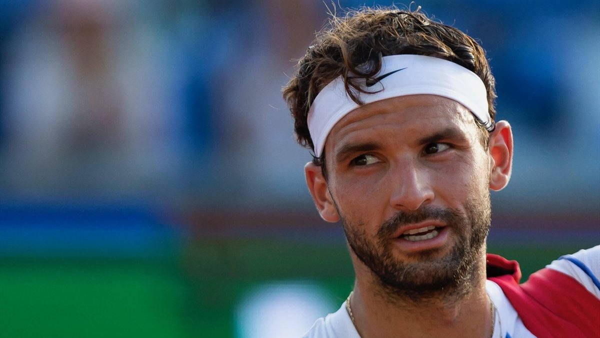 Grigor Dimitrov Wearing White Headband Wallpaper