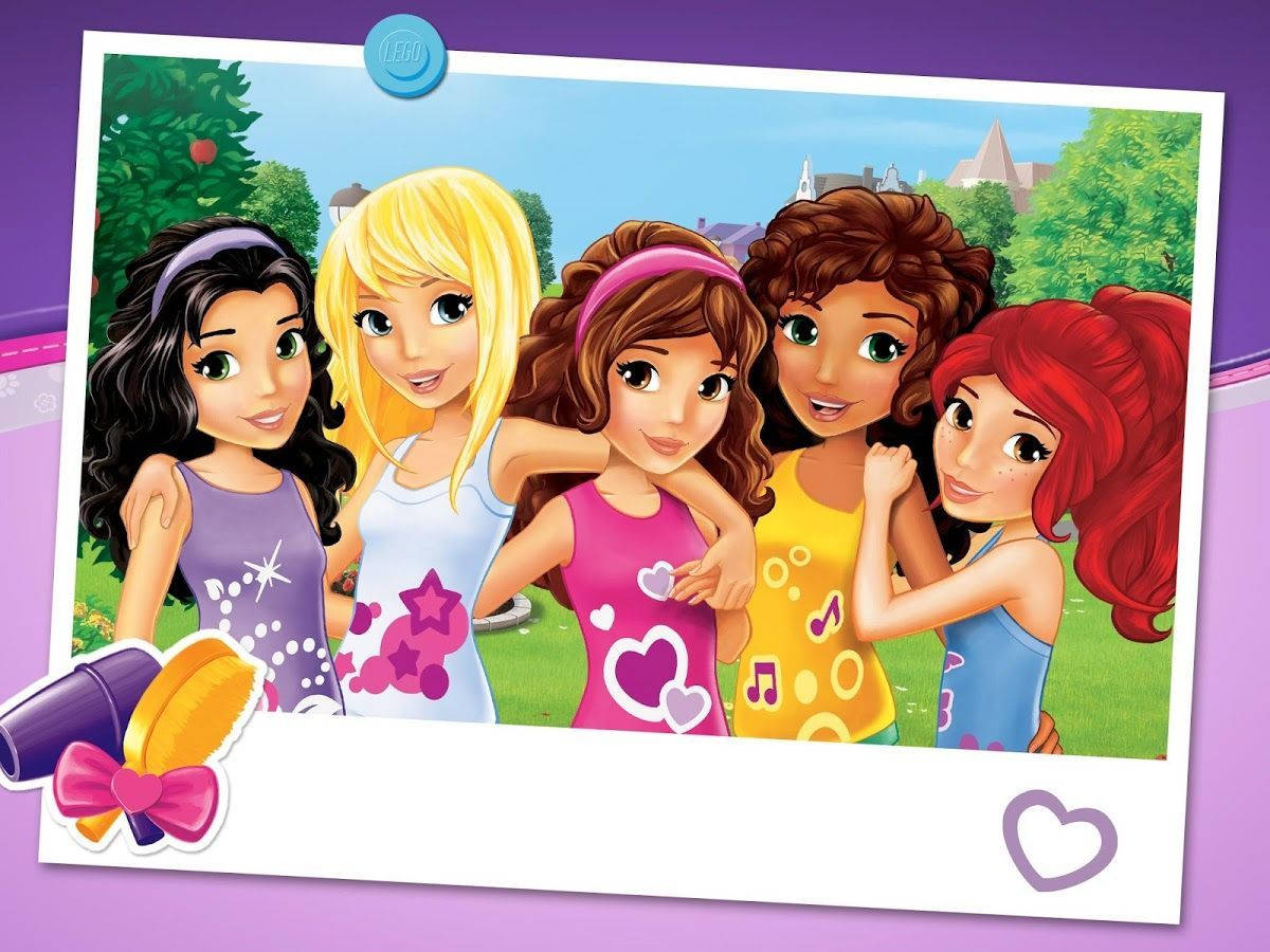 Group Lego Friends Cute Aesthetic Wallpaper