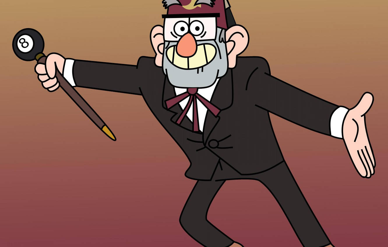 Grunkle Stan Welcome Pose Wallpaper