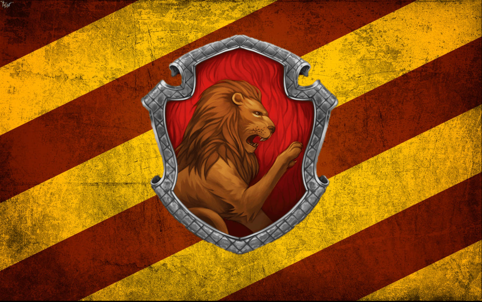 Gryffindor House Crest Artwork Wallpaper