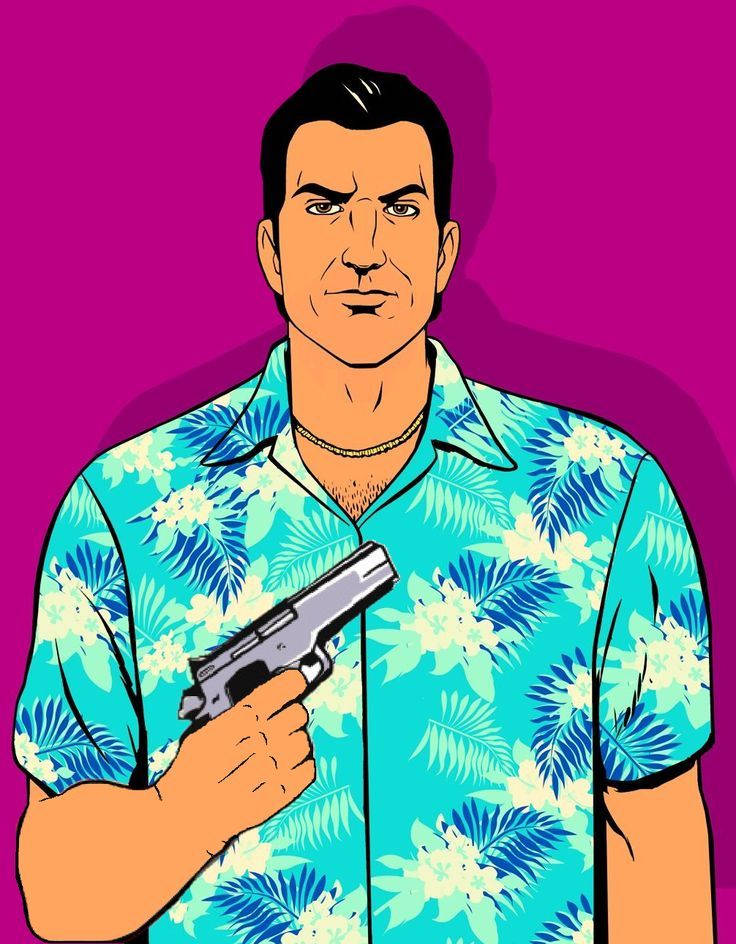 Gta Vice City Gang Member Tommy Wallpaper